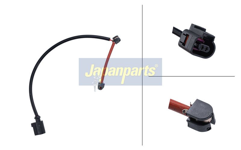 JAPANPARTS Įspėjimo kontaktas, stabdžių trinkelių susidėvėjimas