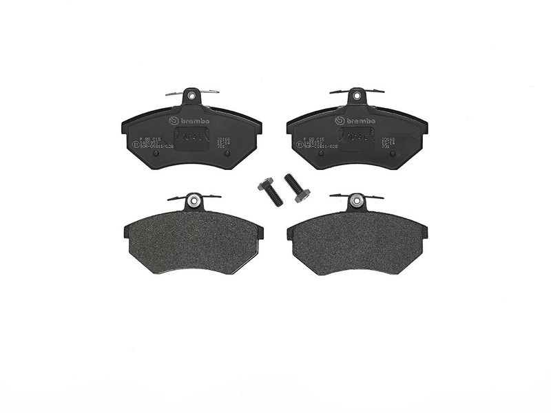комплект спирачно феродо, дискови спирачки BREMBO