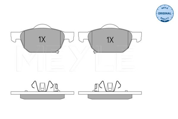 MEYLE 025 247 9617/W Brake Pad Set, disc brake