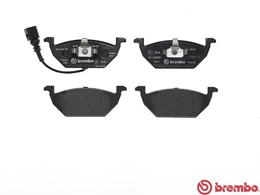 BREMBO P 85 072 Brake Pad Set, disc brake