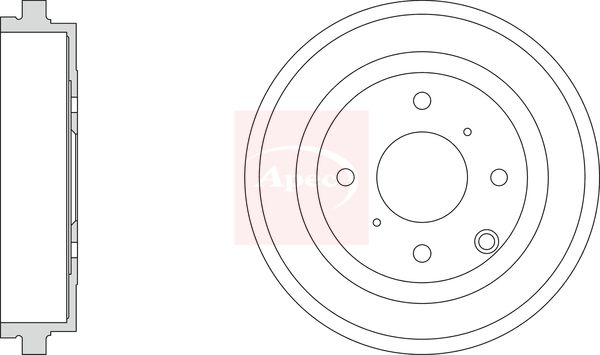 APEC Brake Drum DRM9224