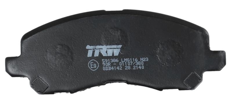 TRW GDB4142 Brake Pad Set, disc brake