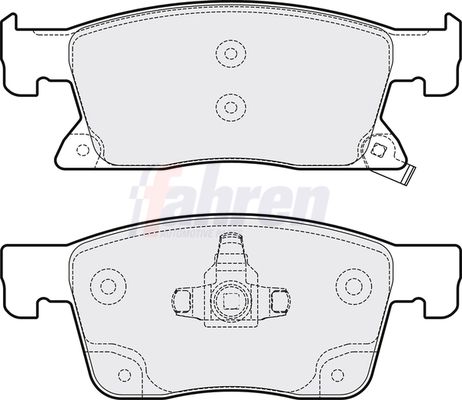 Fahren Brake Pad Set, disc brake FBP3779