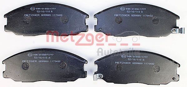 METZGER 1170402 Brake Pad Set, disc brake