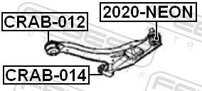 FEBEST 2020-NEON Ball Joint