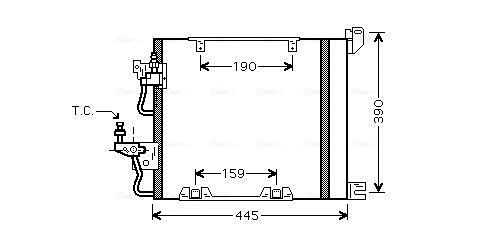 AVA QUALITY COOLING kondenzátor, klíma OL5368D