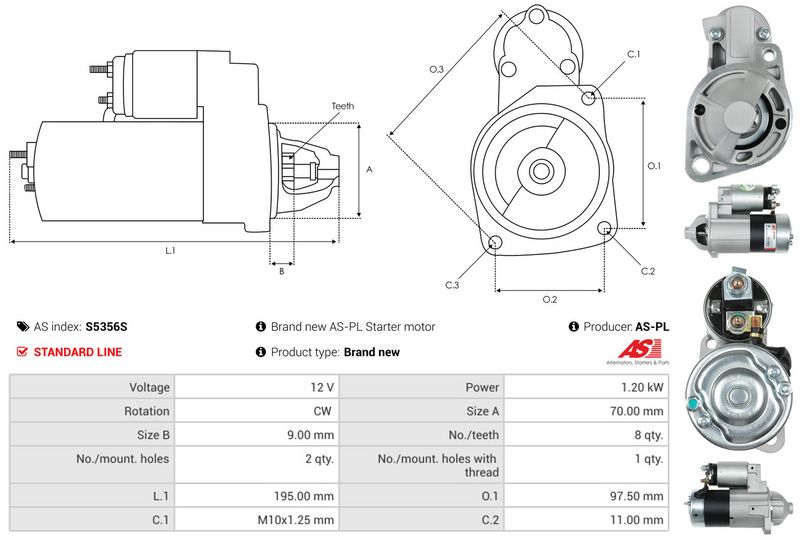 AS-PL S5356S Starter