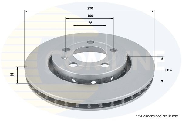 Kočioni disk COMLINE ADC1447V