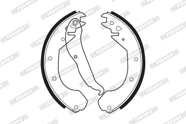 FERODO FSB199 Brake Shoe Set