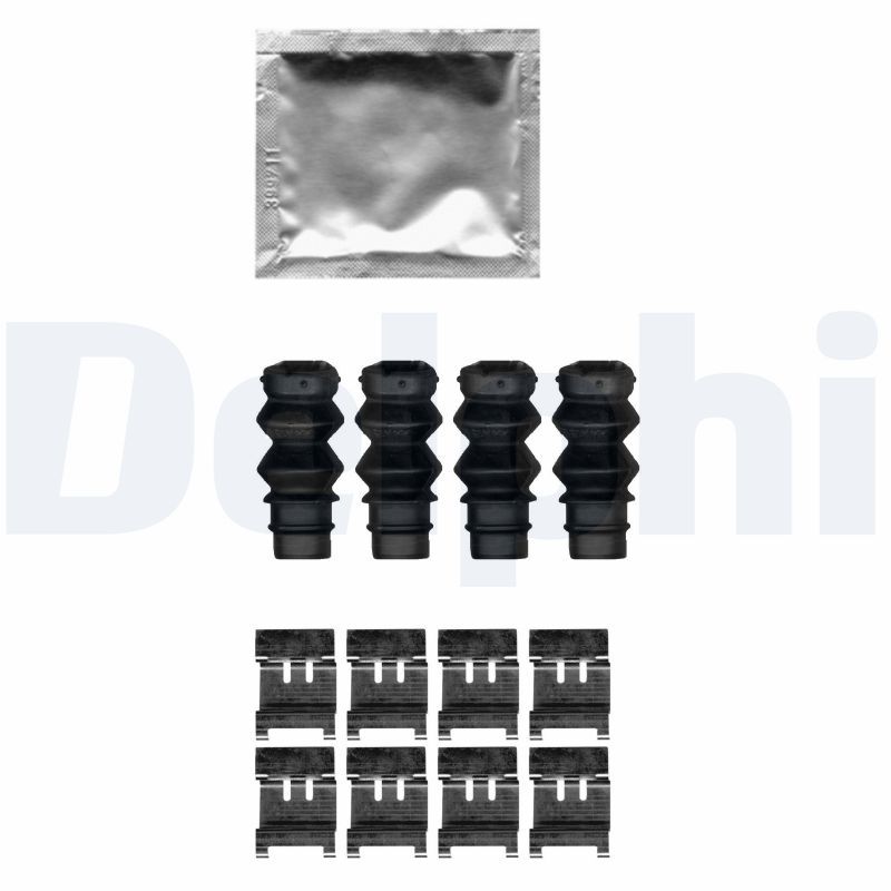DELPHI tartozékkészlet, tárcsafékbetét LX0631