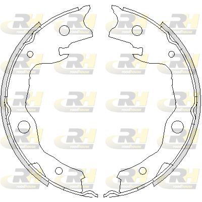 Комплект гальмівних колодок, стоянкове гальмо, Roadhouse 4752.00