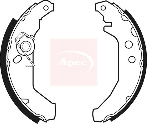 APEC Brake Shoe Set SHU465