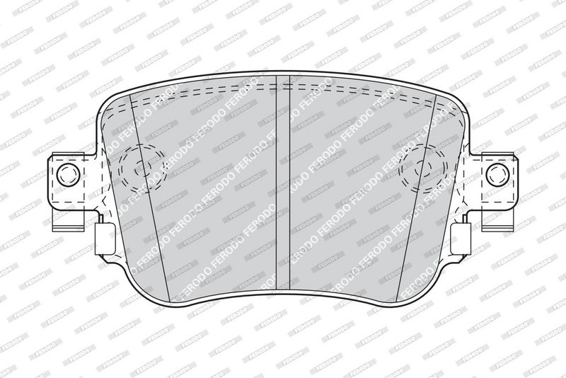 FERODO Plaquettes de frein à disque FDB4485