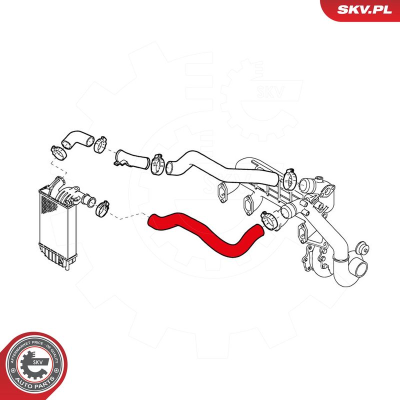 Laadimisõhu voolik, ESEN SKV 43SKV076