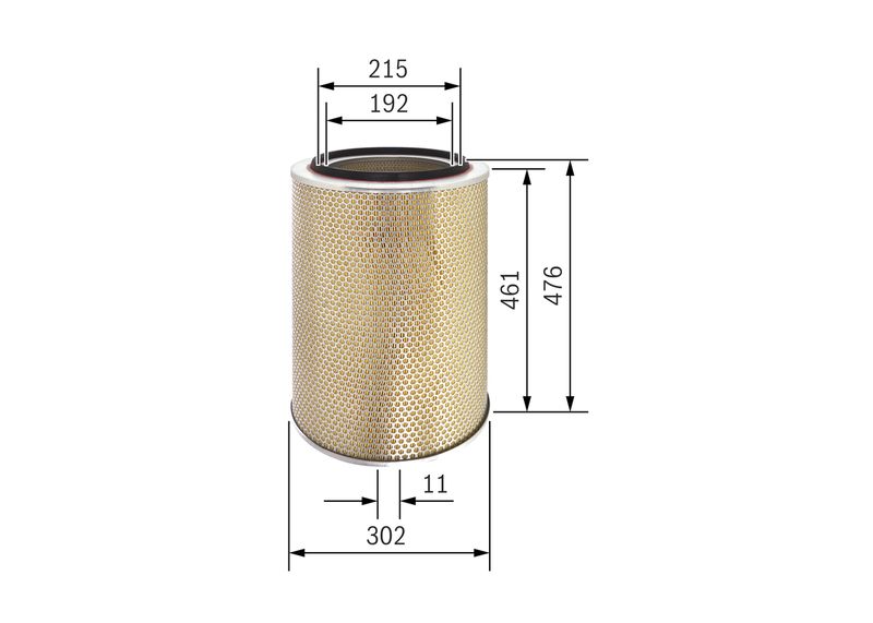 BOSCH F 026 400 310 Air Filter
