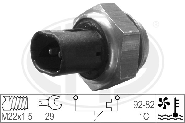 WILMINK GROUP hőkapcsoló, hűtőventilátor WG1777025