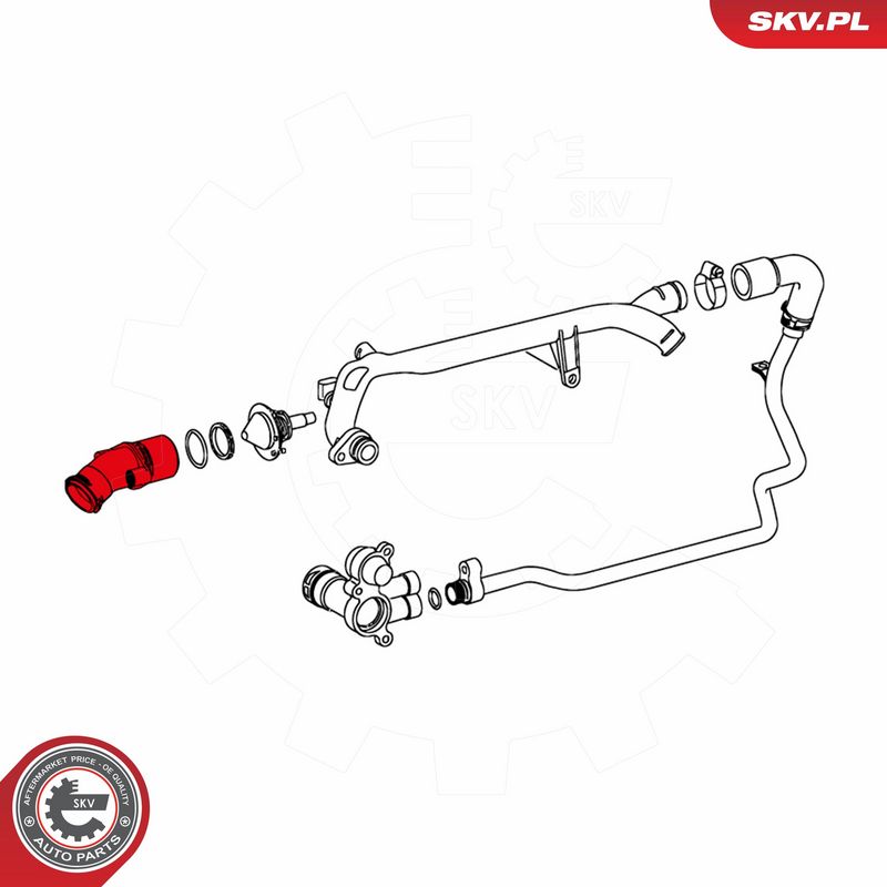 ESEN SKV 24SKV397 Coolant Flange
