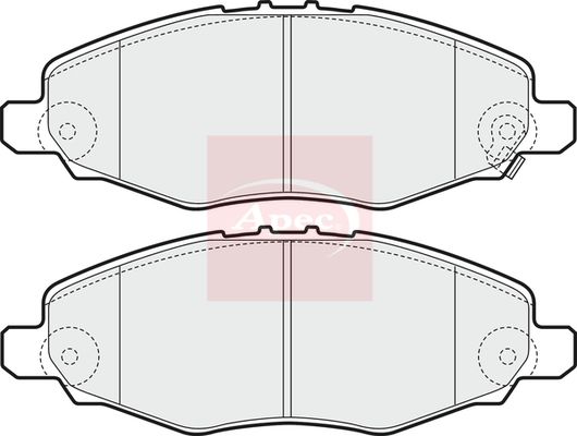 APEC Brake Pad Set, disc brake PAD1599