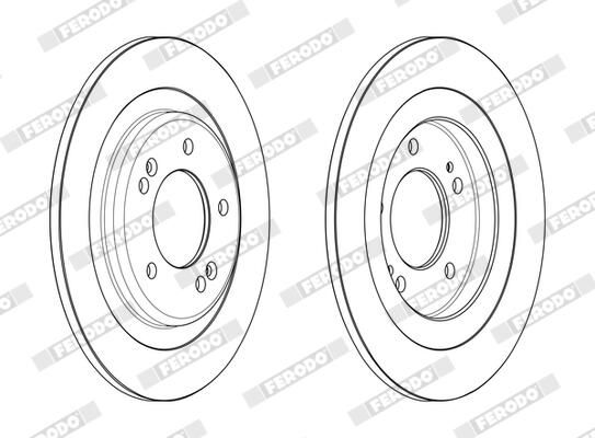 FERODO DDF2482C Brake Disc