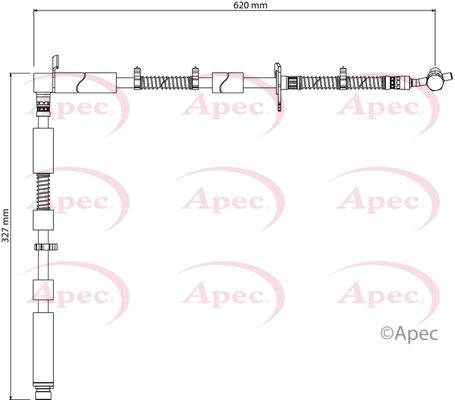 APEC Brake Hose HOS4175