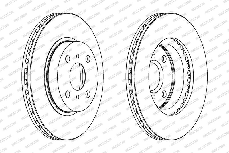 FERODO Disque de frein DDF794