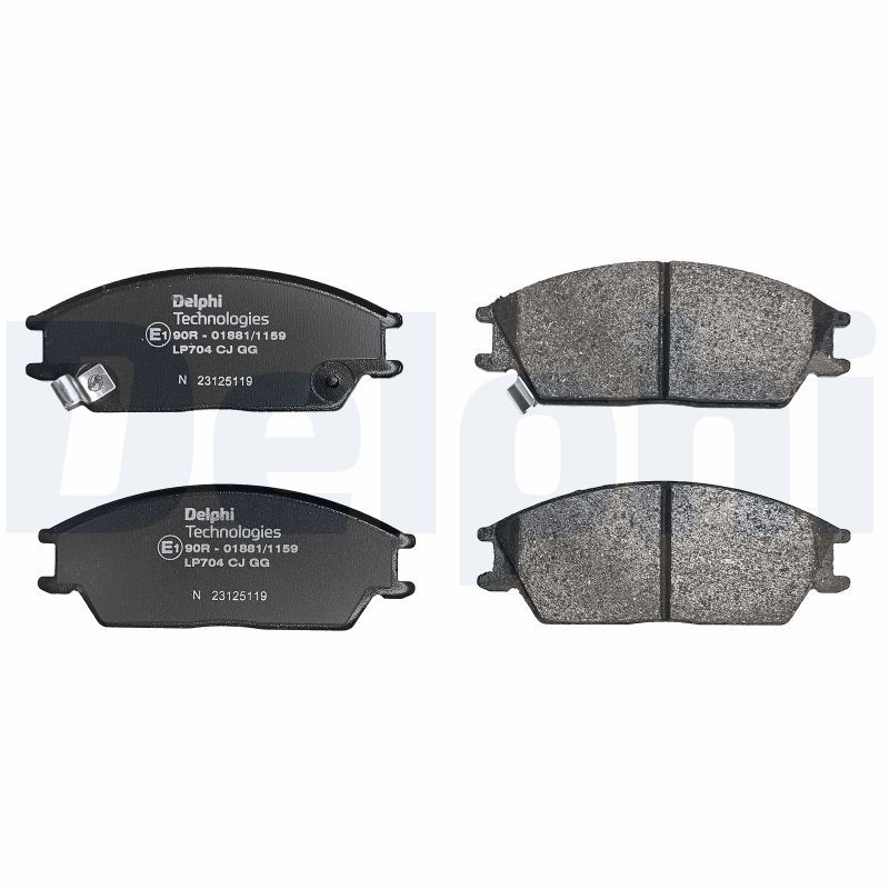 DELPHI LP704 Brake Pad Set, disc brake