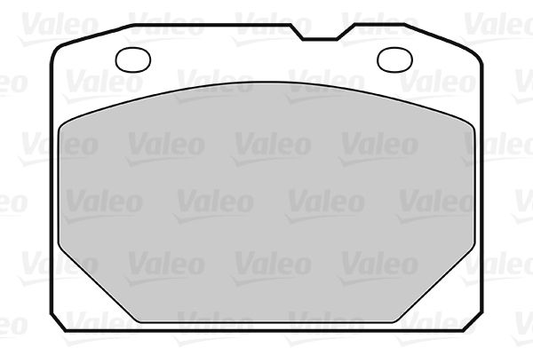 Комплект гальмівних накладок, дискове гальмо, Valeo 301405