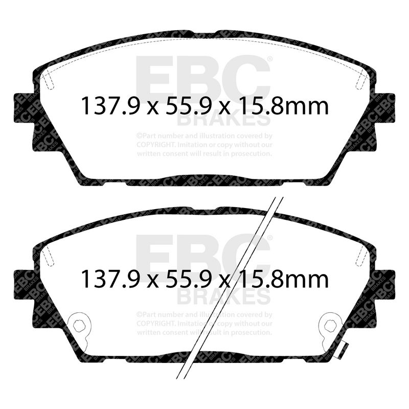 EBC Brakes Remblokkenset, schijfrem DP42416R