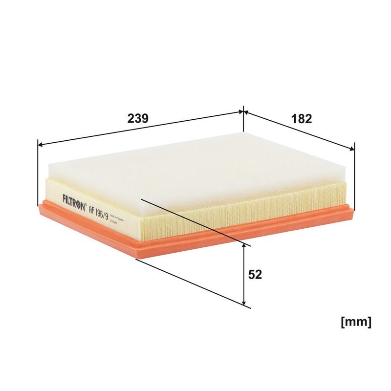 Õhufilter, FILTRON AP 196, 9