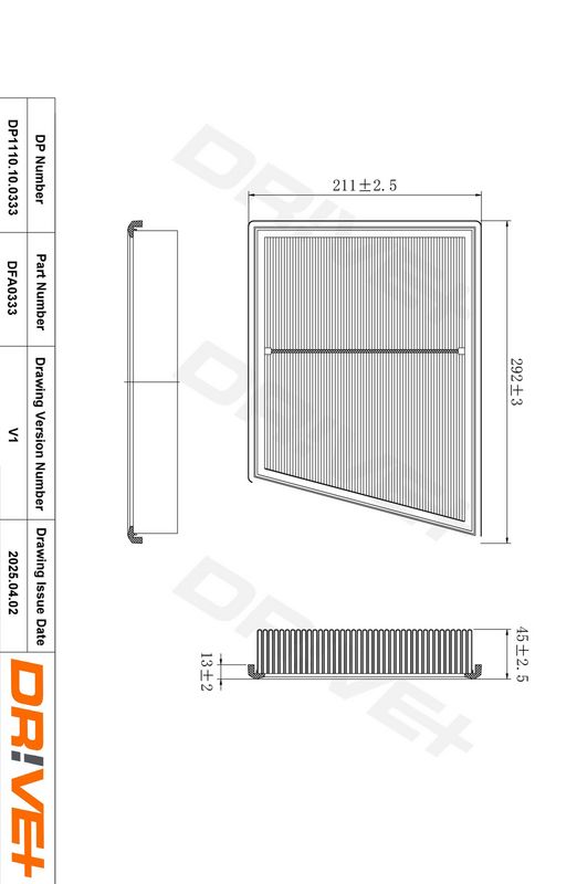 Filtru aer DP1110.10.0333 Dr!ve+