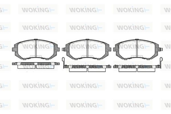 Комплект тормозных колодок на Forester, Impreza, Legacy, Outback