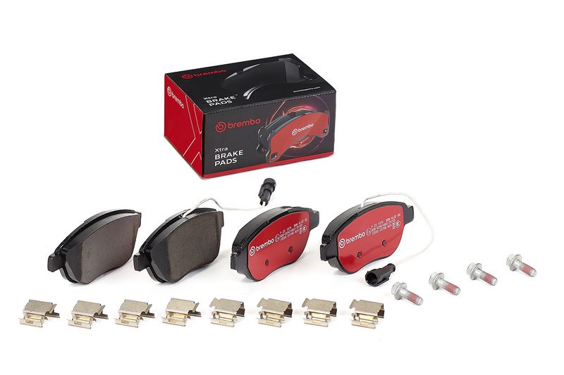 Piduriklotsi komplekt, ketaspidur, BREMBO P 23 137X