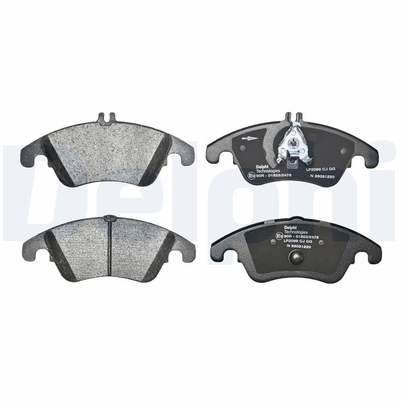 Set placute frana,frana disc LP2099 DELPHI