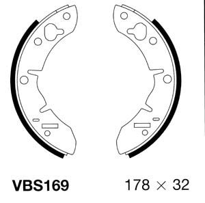 MOTAQUIP fékpofakészlet VBS169