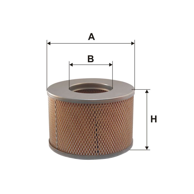 Luchtfilter (Patroon) past: TOYOTA 4 RUNNER II, 4 RUNNER III, DYNA, LAND CRUISER, LAND CRUISER 100, LAND CRUISER 90, LAND CRUISER PRADO 3.0D/4.2D 01.90-