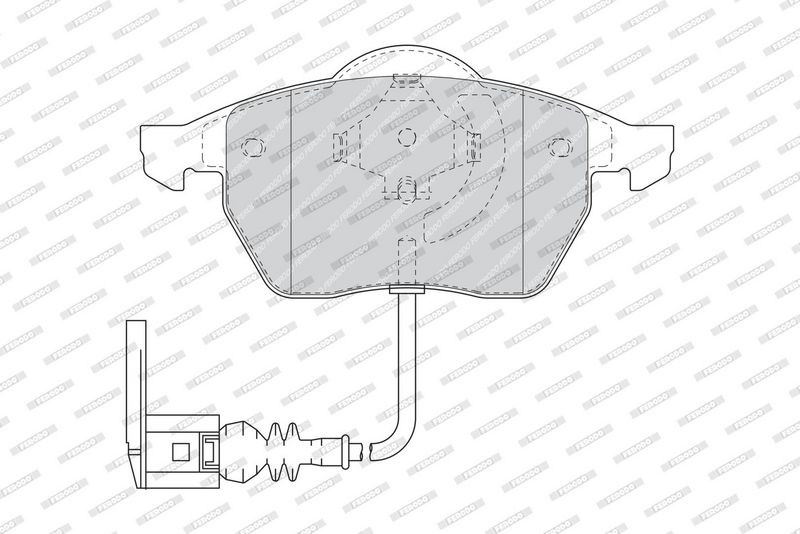 FERODO Plaquettes de frein à disque FDB1463