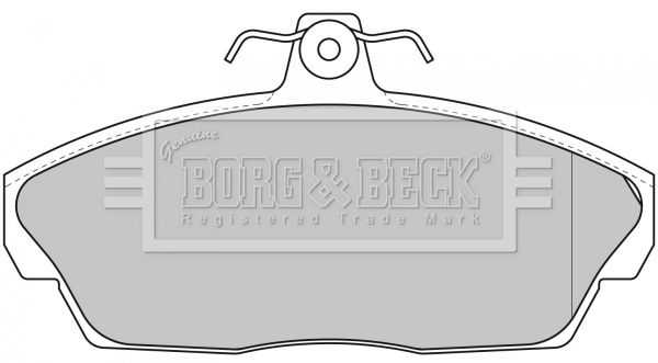 BORG & BECK fékbetétkészlet, tárcsafék BBP1662