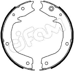 Set saboti frana, frana de mana 153-267 CIFAM