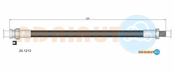 Гальмівний шланг, Adriauto 24.1213