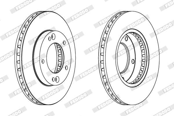 FERODO DDF1290C Brake Disc