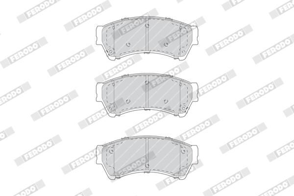 FERODO FDB4062 Brake Pad Set, disc brake