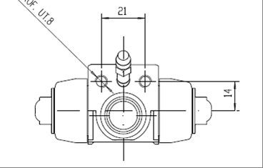 MOTAQUIP fékmunkahenger VWC675