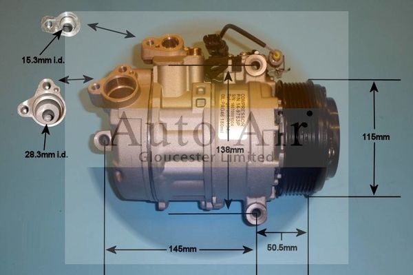 Auto Air Gloucester 14-9753P Compressor, air conditioning
