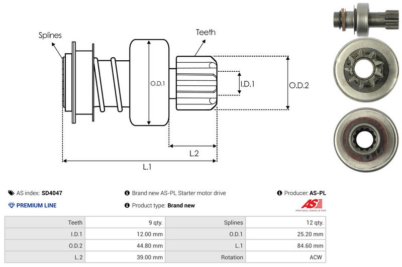 Vabajooks, starter, AS-PL SD4047