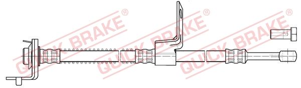 Гальмівний шланг, Quick Brake 50.856X