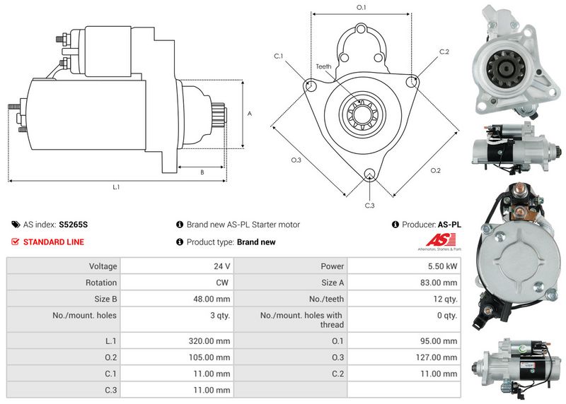 AS-PL S5265S Starter
