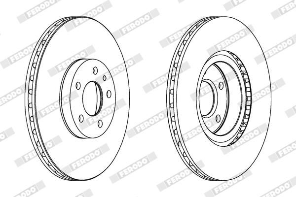 FERODO DDF156 Brake Disc