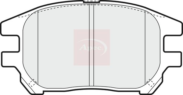 APEC Brake Pad Set, disc brake PAD1307