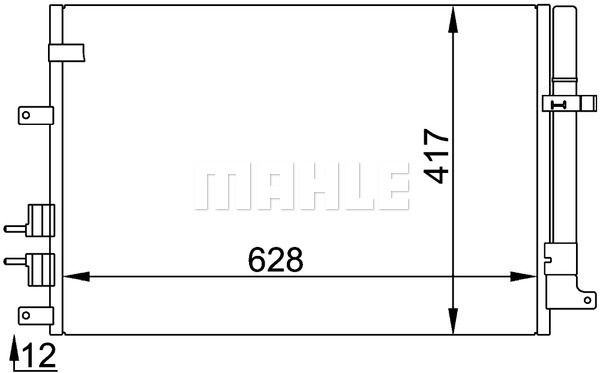 WILMINK GROUP kondenzátor, klíma WG2369150