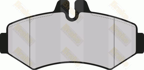 Brake Engineering Brake Pad Set, disc brake PA1183